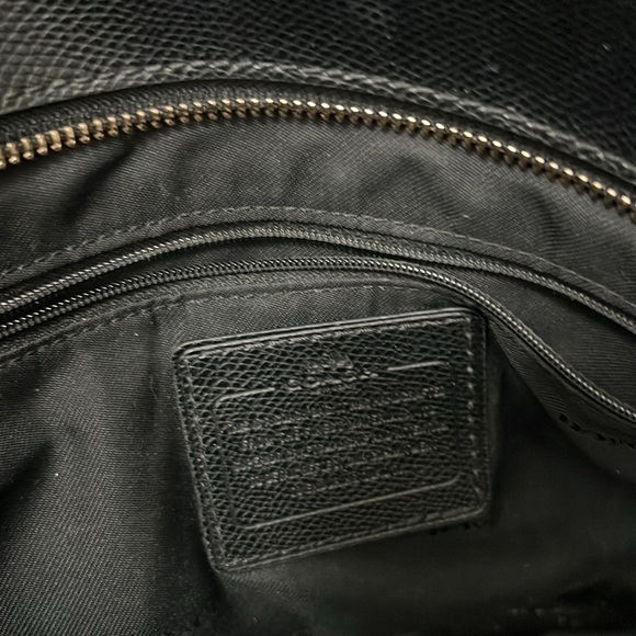 Coach black leather bag - Picture 2 of 2